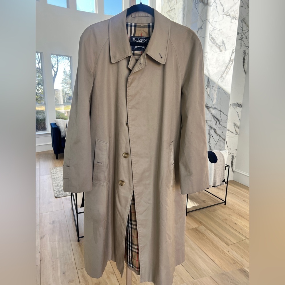 Vintage Burberry Nova Check Trench Coat